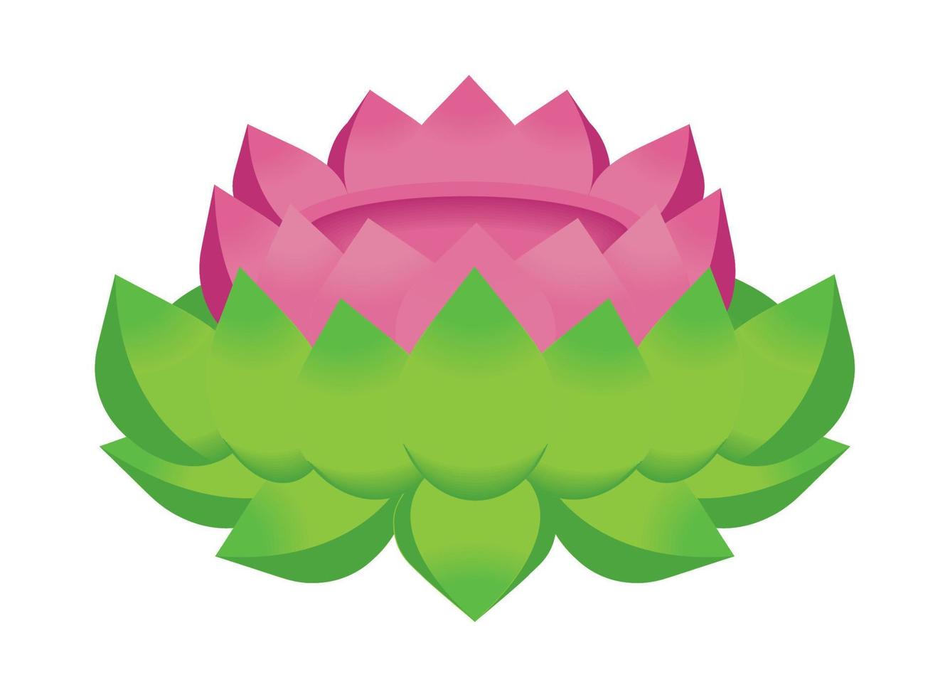 decoratief lotus bloem vector