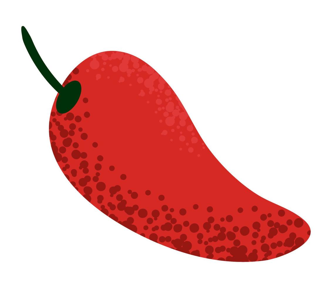 Chili peper groente icoon vector