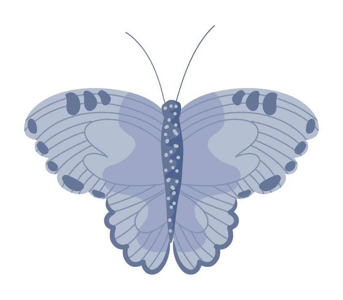 vlak vlinder ontwerp vector