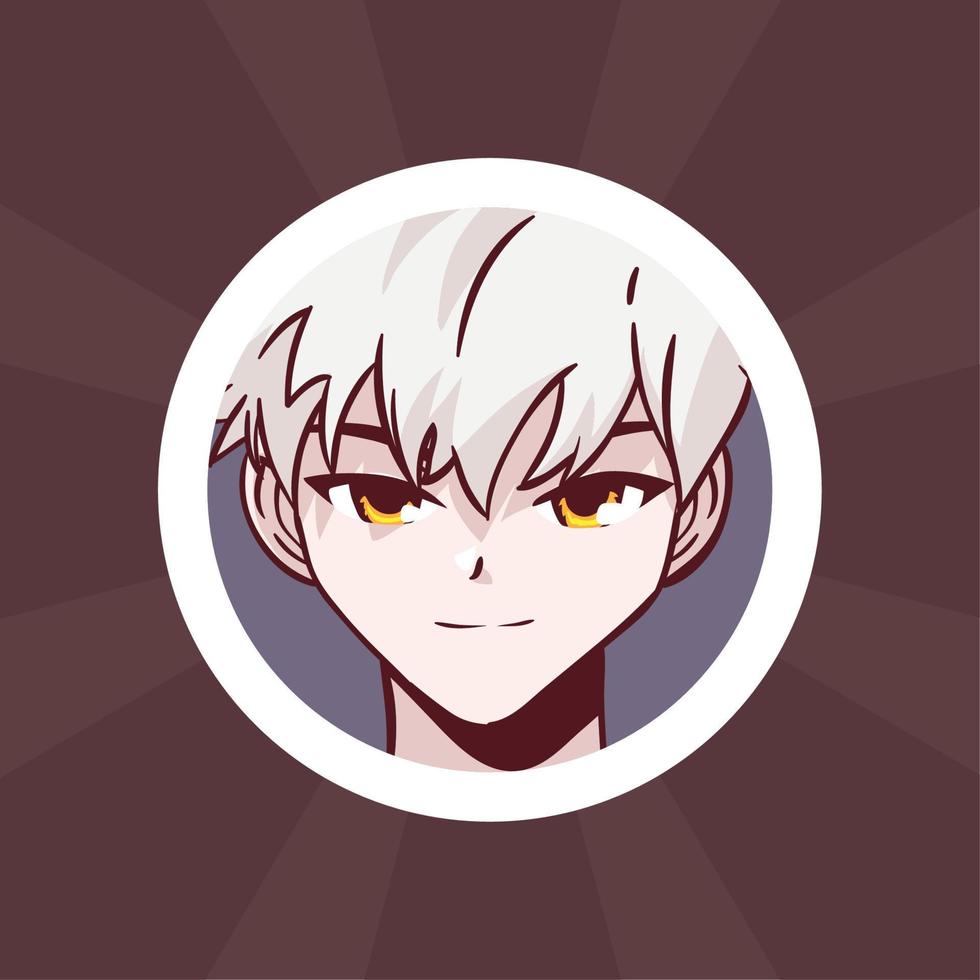 blond anime Mens vector