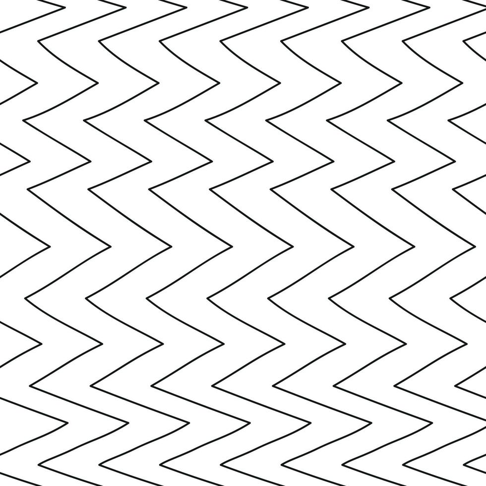 verticaal strepen zigzag naadloos patroon, tekening strepen zwart Aan wit achtergrond, minimalistisch vector achtergrond