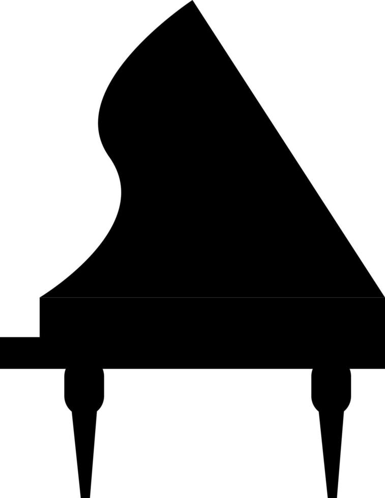 een nieuw piano, vector of kleur illustratie.