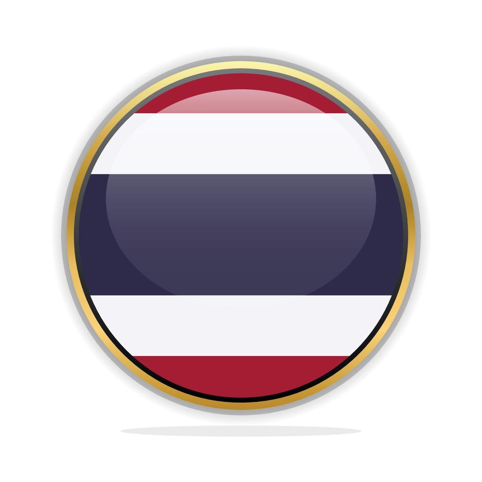 knop vlag ontwerp sjabloon Thailand vector