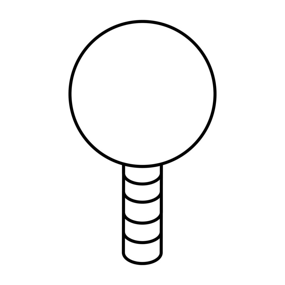 een uniek ontwerp icoon van lolly vector