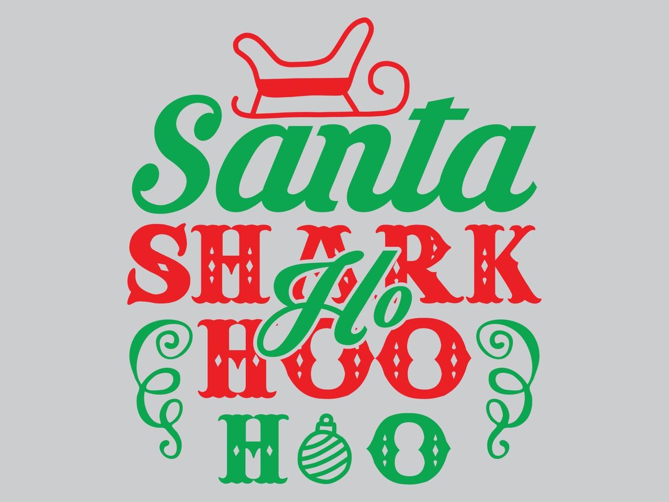 ontwerpbestand voor kerstt-shirts vector