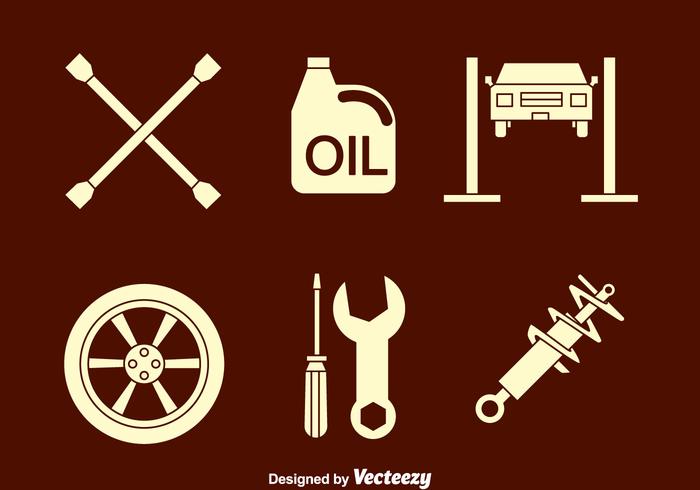 Auto Body Icons Vector