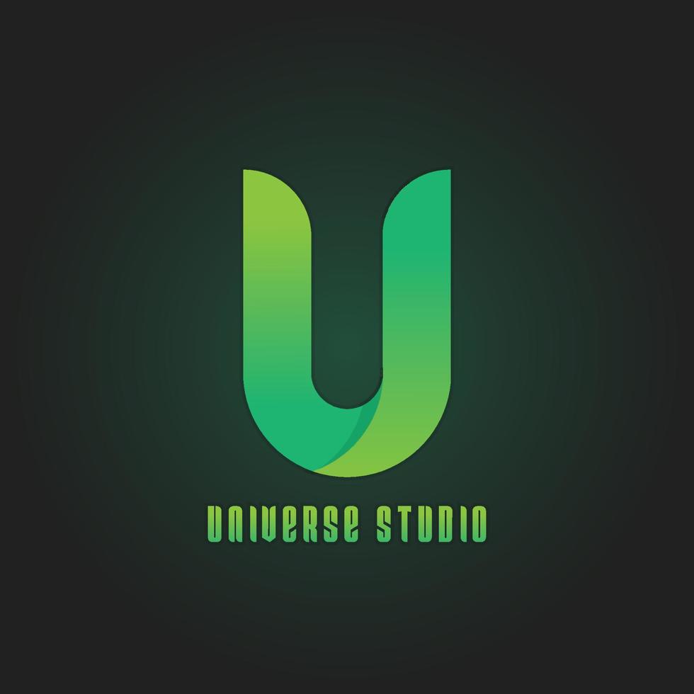 logo van universum studio vector