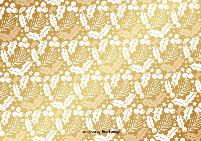 Gouden Maretak Vector Pattern