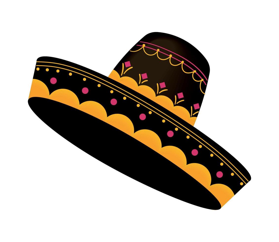 mexicaanse hoed icoon vector