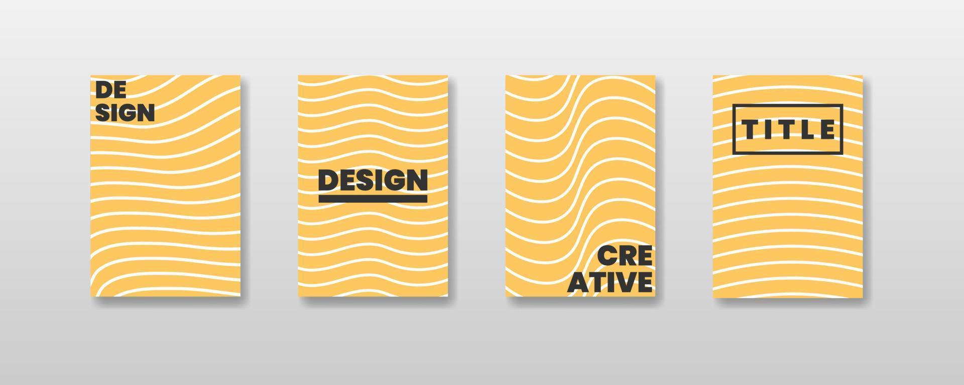 abstract achtergrond creatief Hoes set. kan worden gebruikt voor collage bladzijde, groet kaart, uitnodiging, brochure borstel beroertes stijl, banier idee, boek omslag, boekje afdrukken, enz, vector. vector