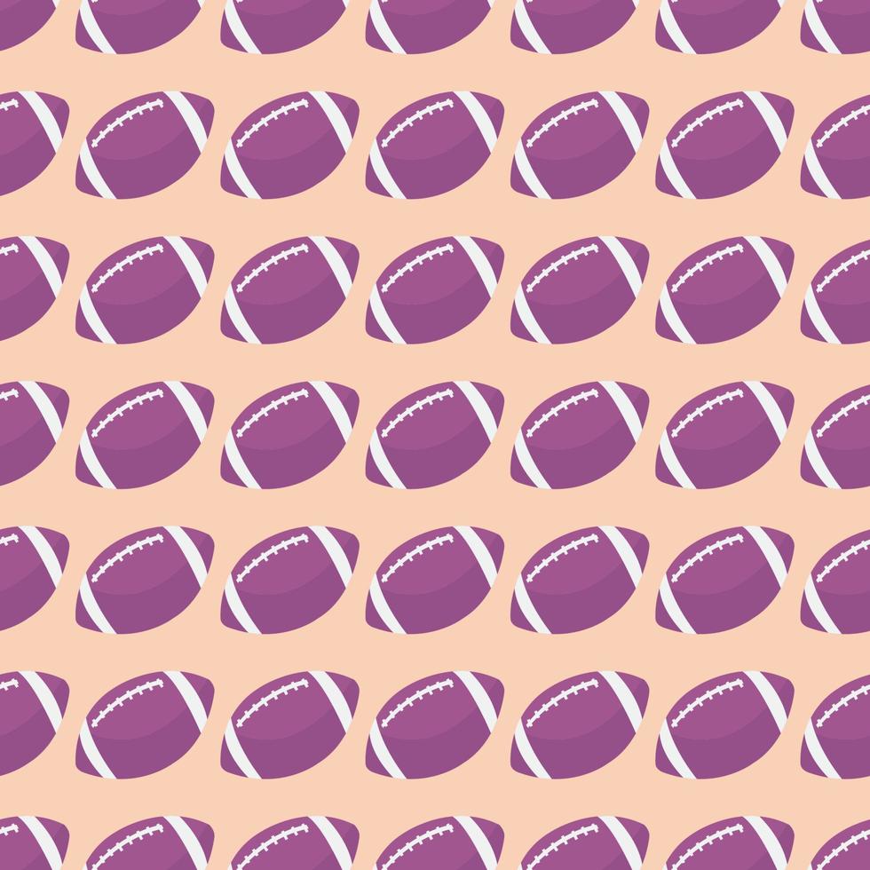 rugby ballen patroon, illustratie, vector Aan wit achtergrond