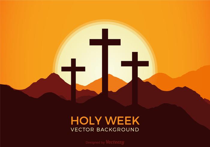 Gratis Heilige Week Vector Achtergrond