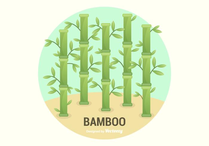 Gratis Bamboo Vector Illustration
