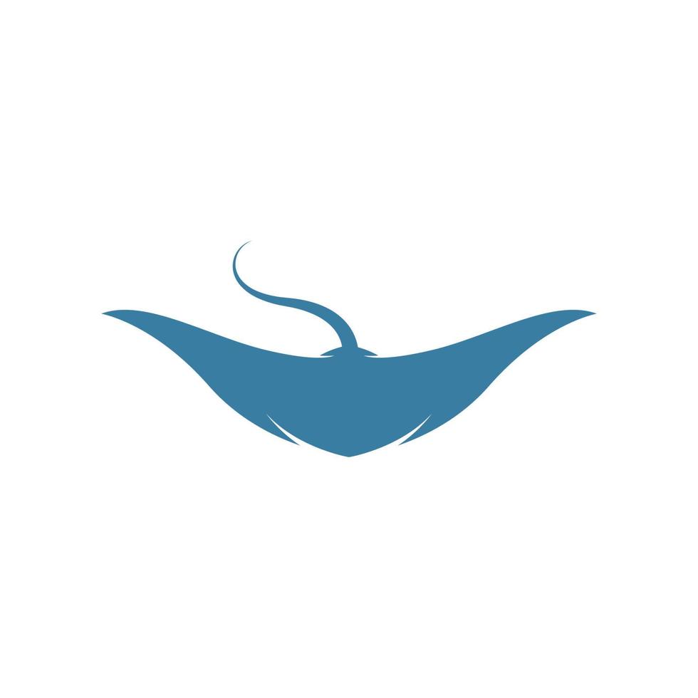pijlstaartrog logo icoon ontwerp illustratie vector