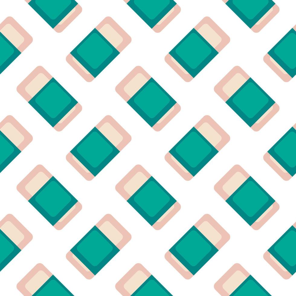 groen gom ,naadloos patroon Aan wit achtergrond. vector