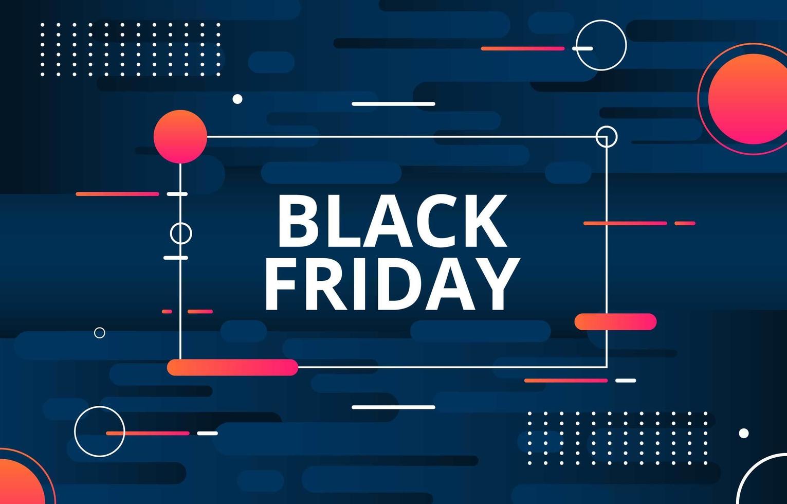 Black Friday-verkoop vector