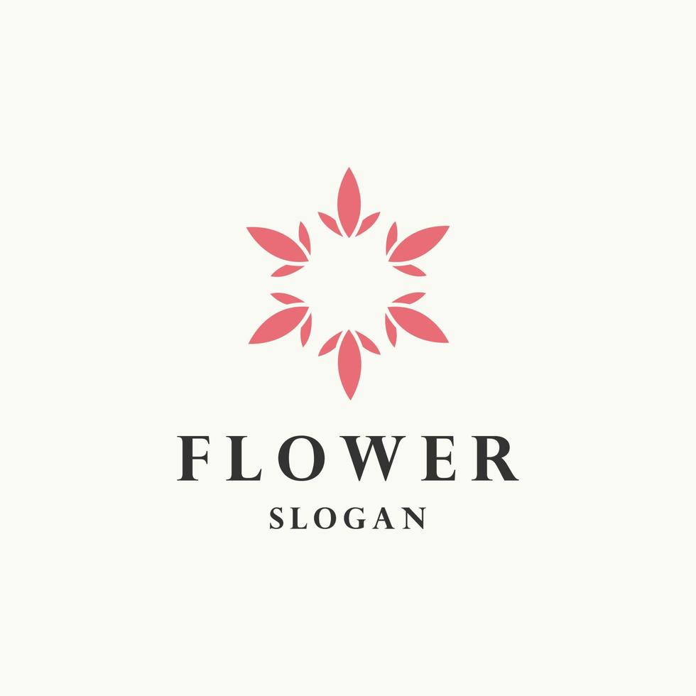 bloem logo sjabloon vector illustratie ontwerp