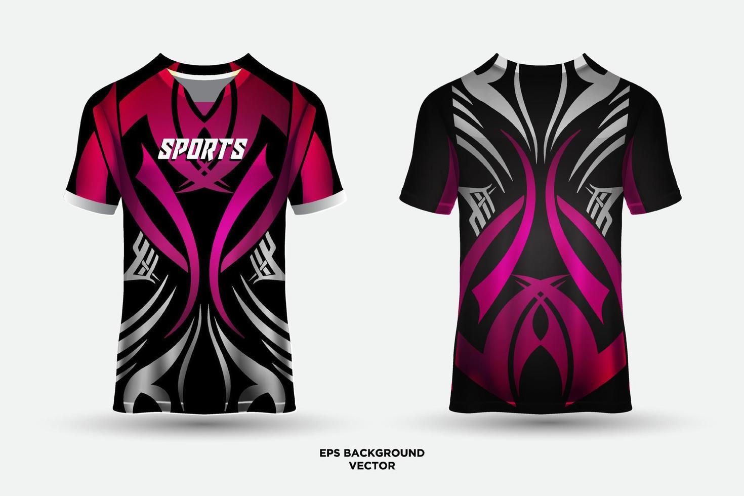 abstract sport- Jersey ontwerp sjabloon mockup vector