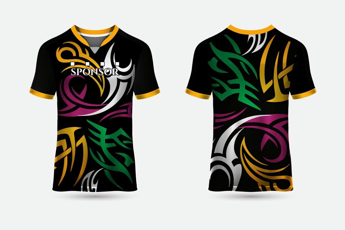 nieuw ontwerp van tshirt sport abstracte jersey geschikt voor racen, voetbal, gaming, motorcross, gaming, fietsen. vector