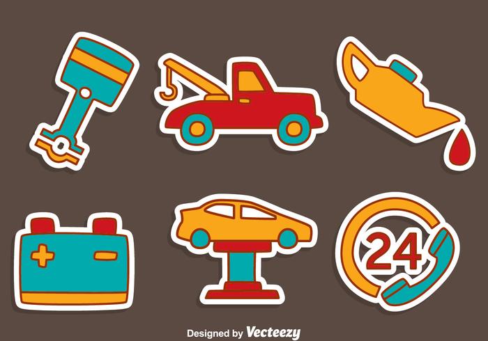 Hand Drawn Car Service Vector