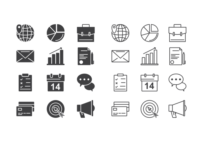 Zakelijke Icons Vector