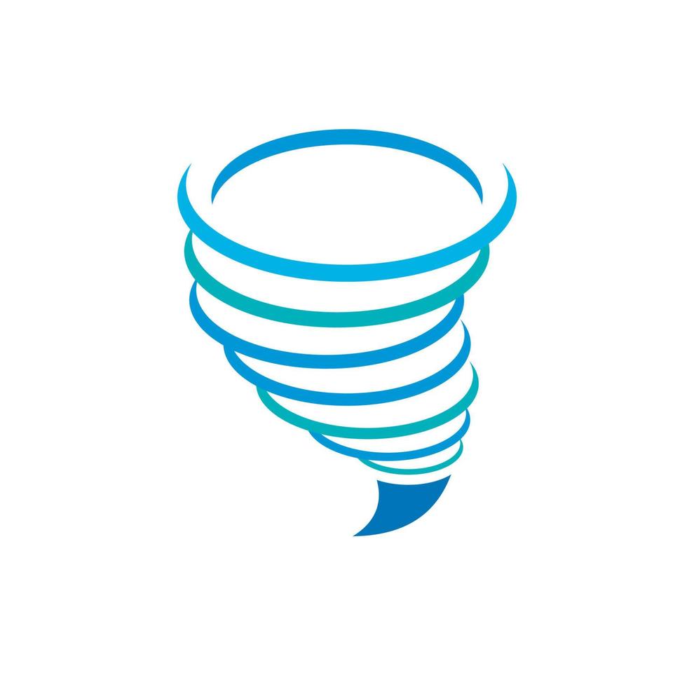 ontwerpsjabloon voor tornado-logo vector
