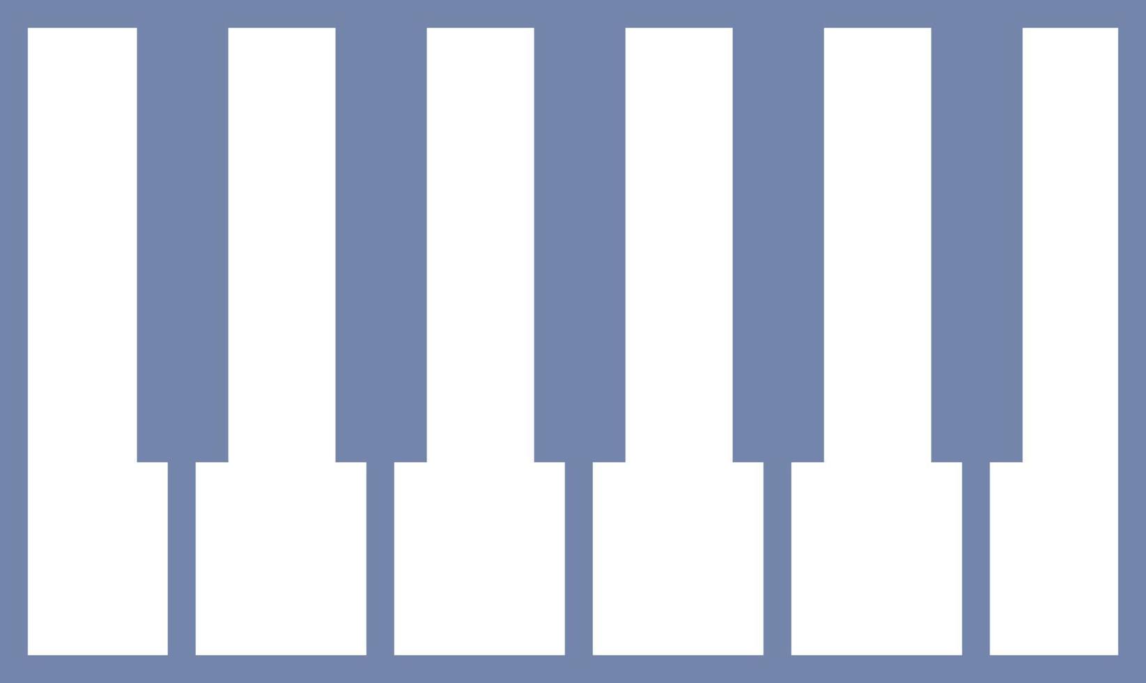 spelen piano, illustratie, vector Aan wit achtergrond.