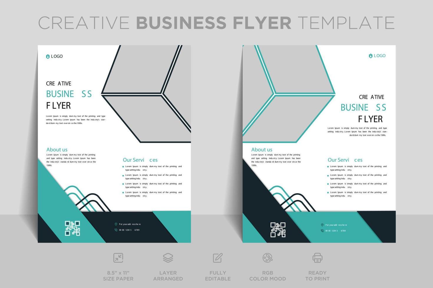 professioneel modern webinar agentschap en zakelijke bedrijf folder of brochure sjabloon ontwerp vector