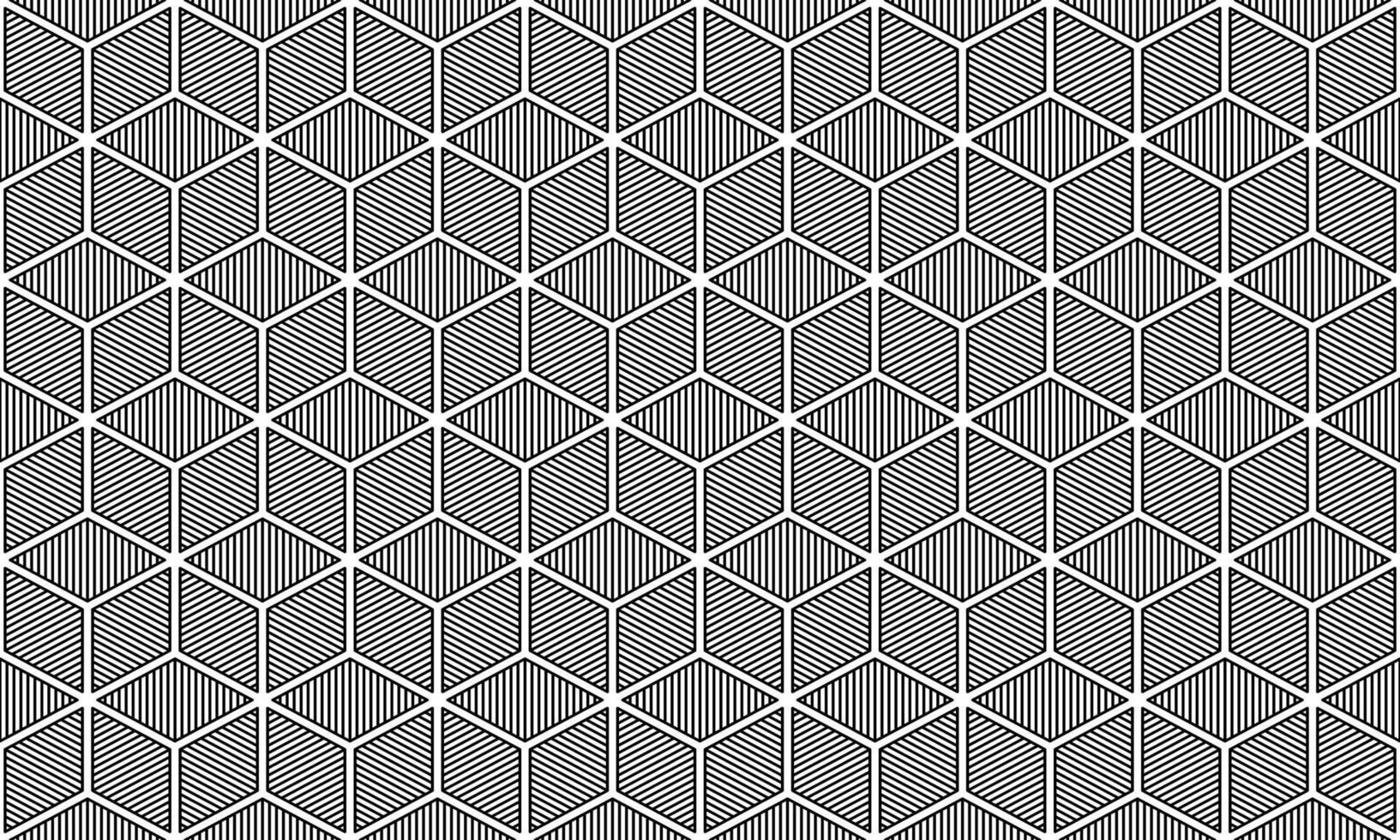 meetkundig patroon. kubus naadloos patroon. kan worden gebruikt voor behang, kleding stof, en afdrukken. vector illustratie.