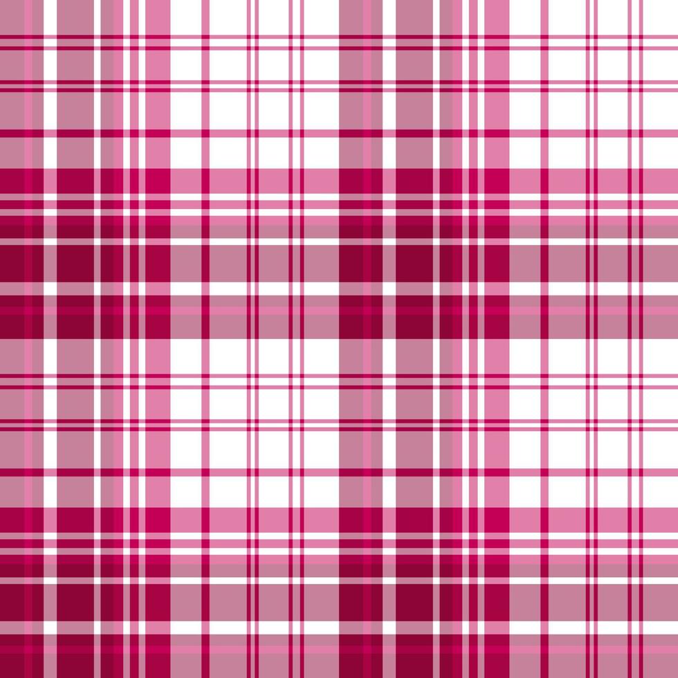 creatief plaid patroon in helder roze en wit kleuren. vector