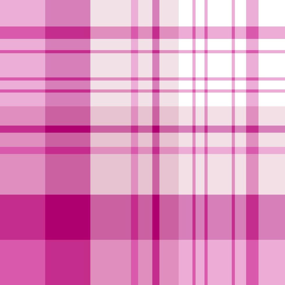 naadloos patroon in schattig roze en wit kleuren voor plaid, kleding stof, textiel, kleren, tafelkleed en andere dingen. vector afbeelding.