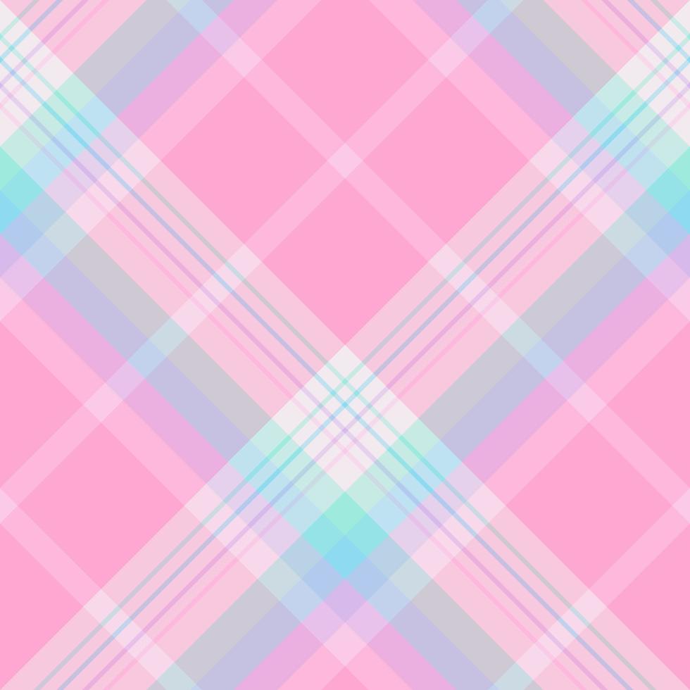 naadloos patroon in gemakkelijk licht roze, Purper, blauw en munt groen kleuren voor plaid, kleding stof, textiel, kleren, tafelkleed en andere dingen. vector afbeelding. 2