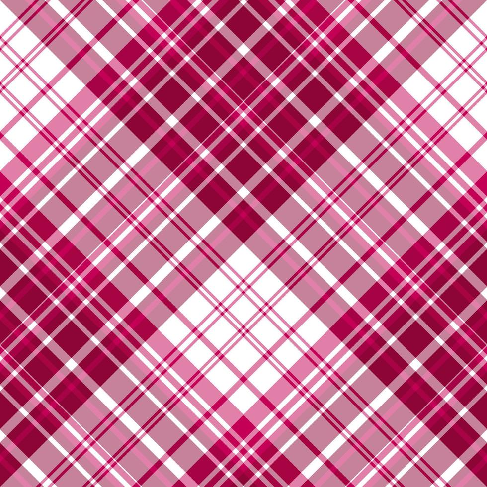 creatief plaid patroon in helder roze en wit kleuren. 2 vector