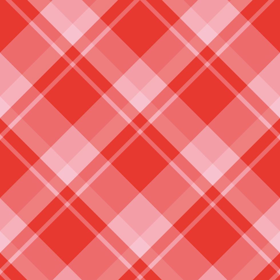 creatief plaid patroon in rood en roze kleuren. 2 vector
