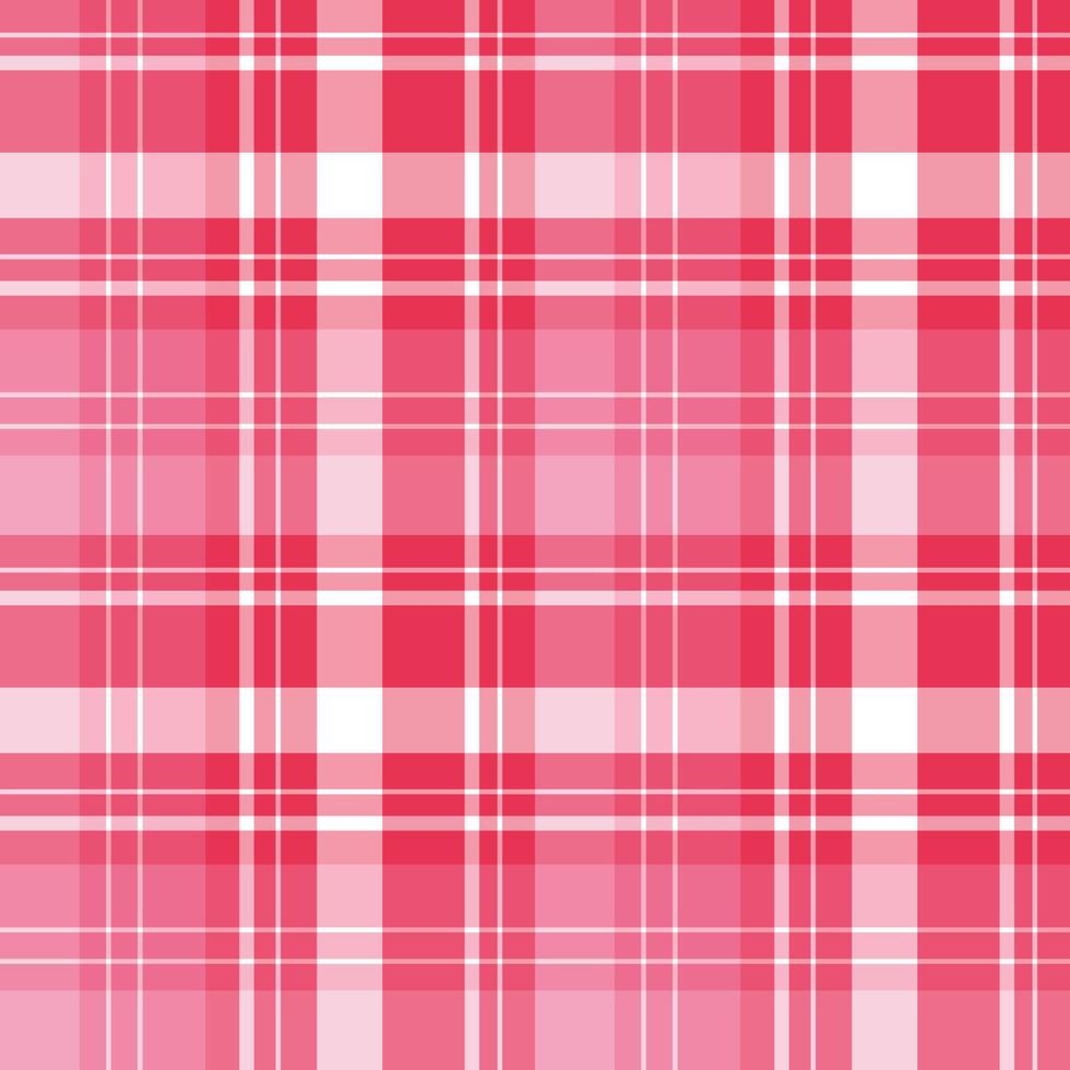 naadloos patroon in gemakkelijk wit en roze kleuren voor plaid, kleding stof, textiel, kleren, tafelkleed en andere dingen. vector afbeelding.