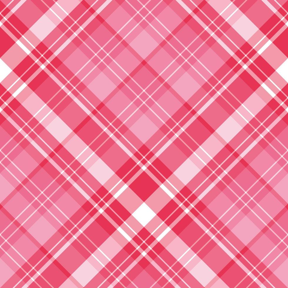 naadloos patroon in gemakkelijk wit en roze kleuren voor plaid, kleding stof, textiel, kleren, tafelkleed en andere dingen. vector afbeelding. 2