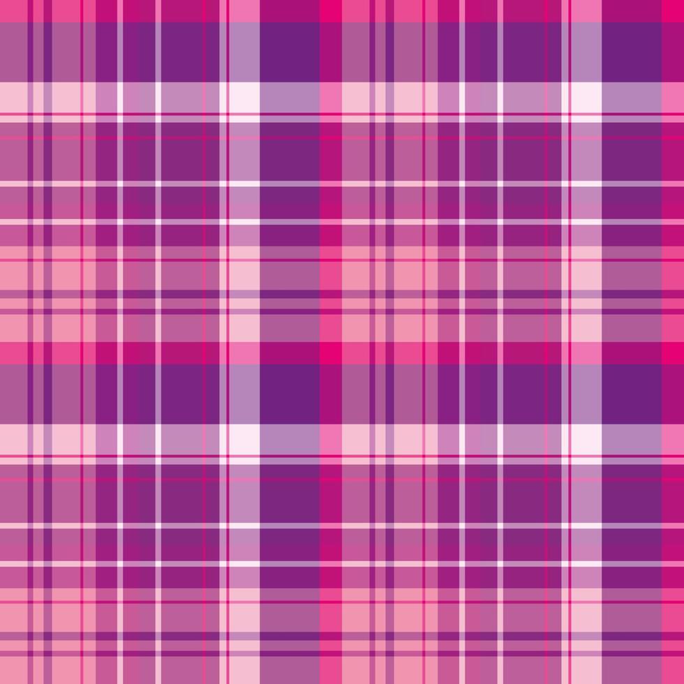 naadloos patroon in positief Purper en roze kleuren voor plaid, kleding stof, textiel, kleren, tafelkleed en andere dingen. vector afbeelding.