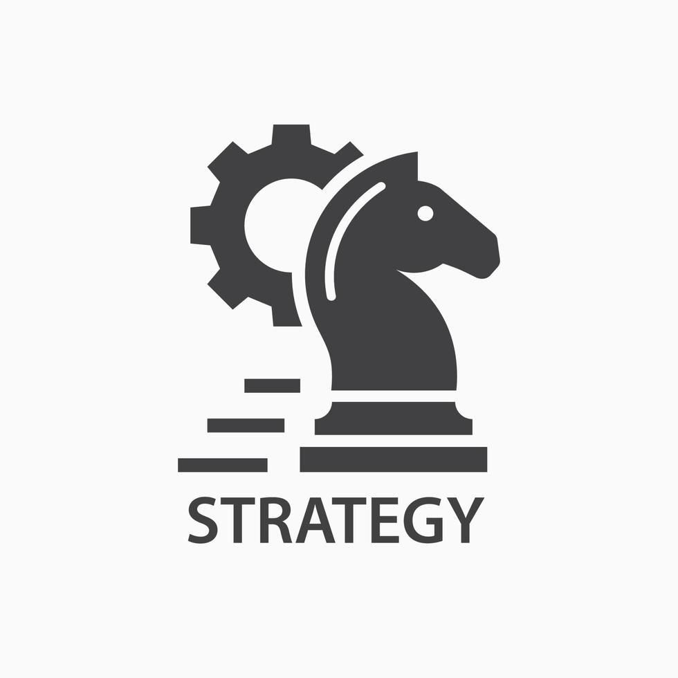 strategie icoon. opstarten logo sjabloon. vector illustratie.