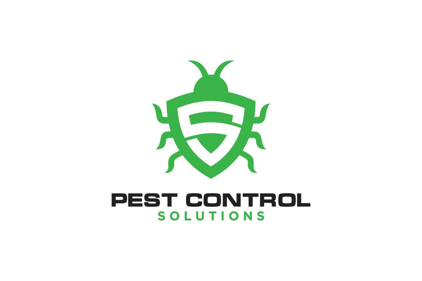 plaag controle onderhoud pictogrammen met insecten. vector