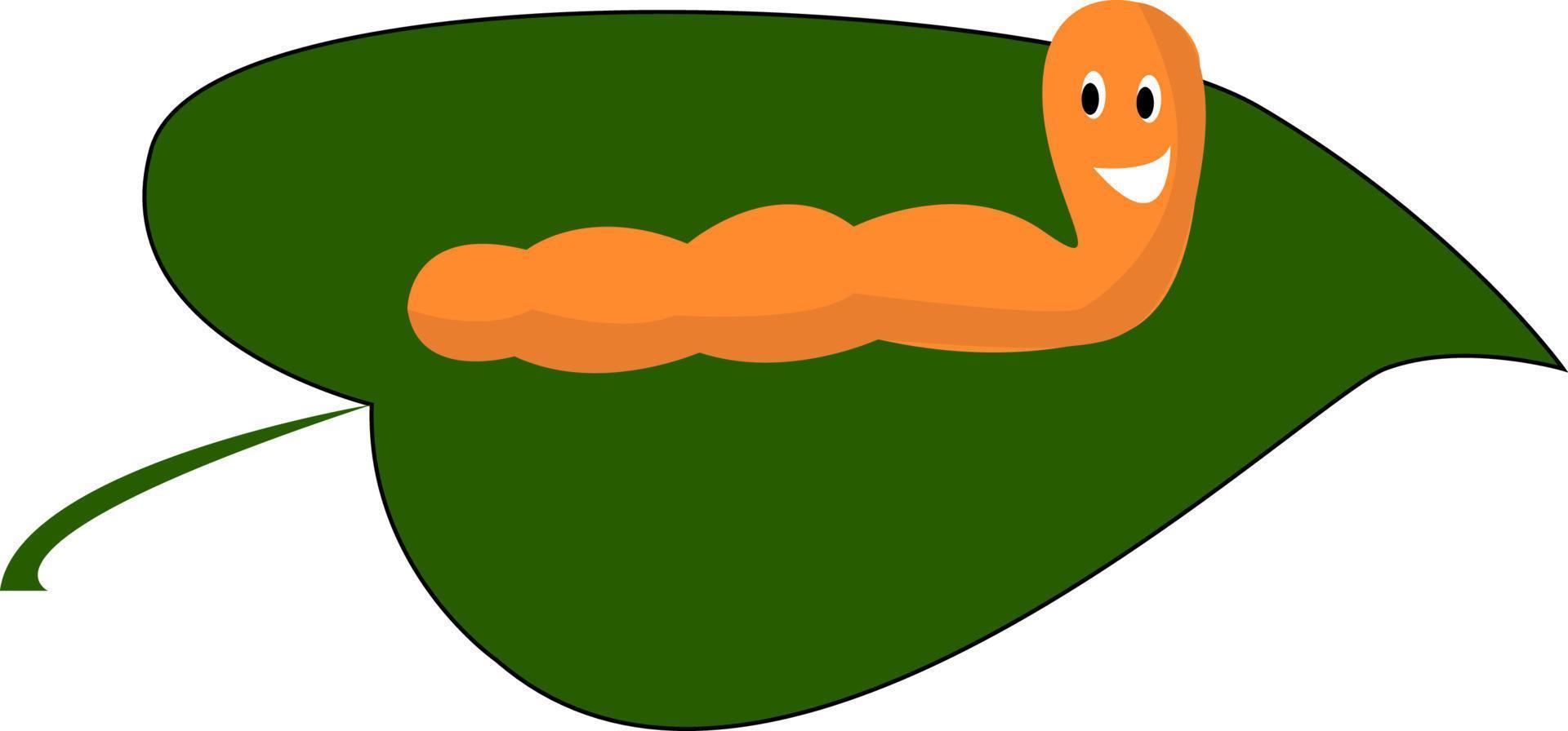 baby worm, vector of kleur illustratie.