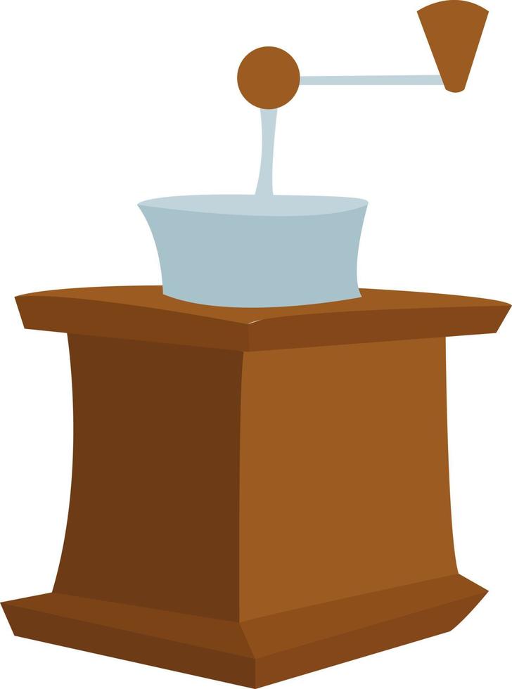 koffie Slijper, illustratie, vector Aan wit achtergrond.