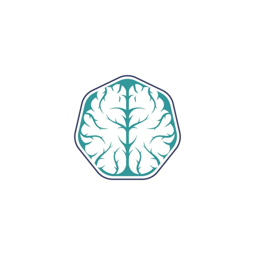 creatief hersenen logo ontwerp. brainstorm macht denken hersenen logotype icoon vector