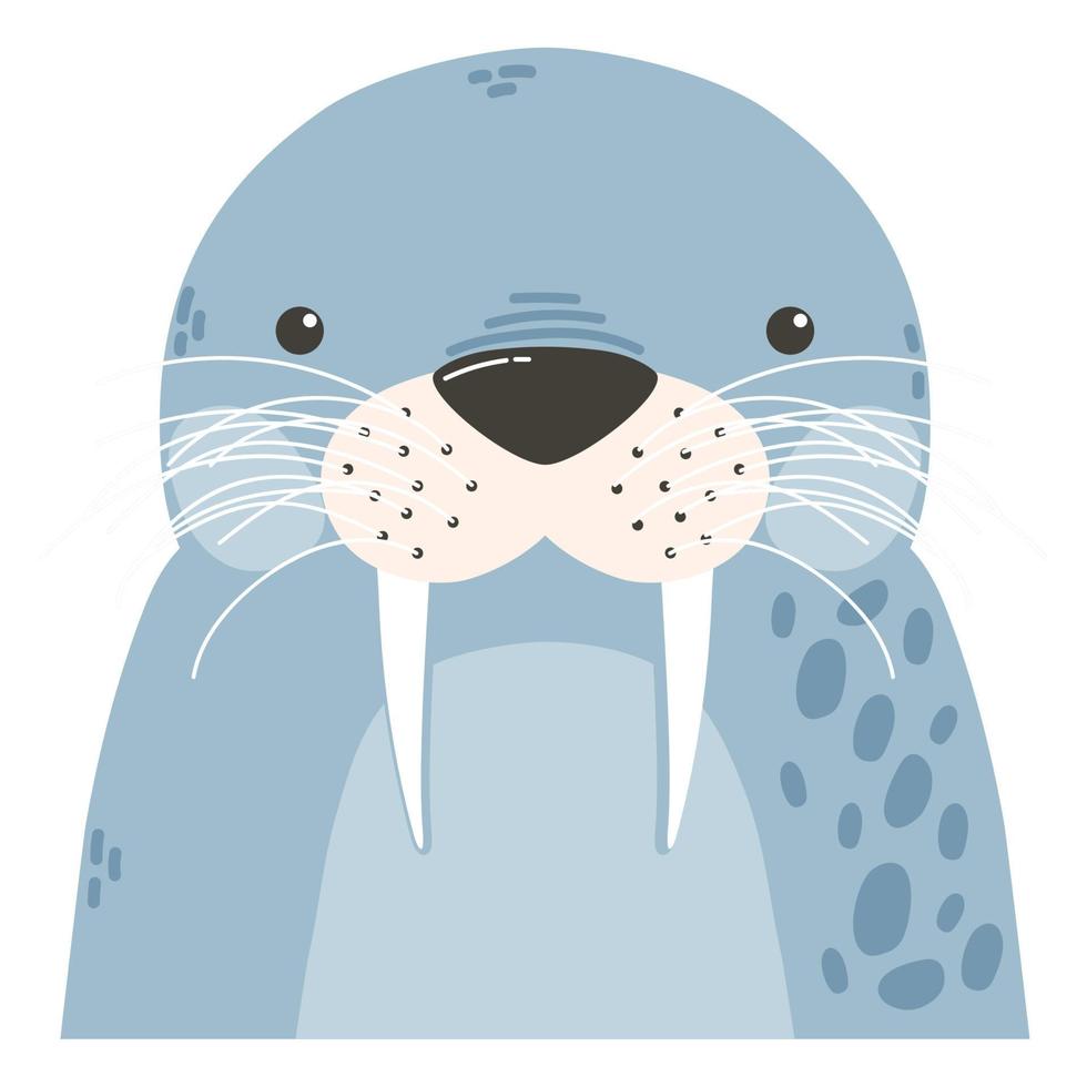 schattig zeehond dier vector