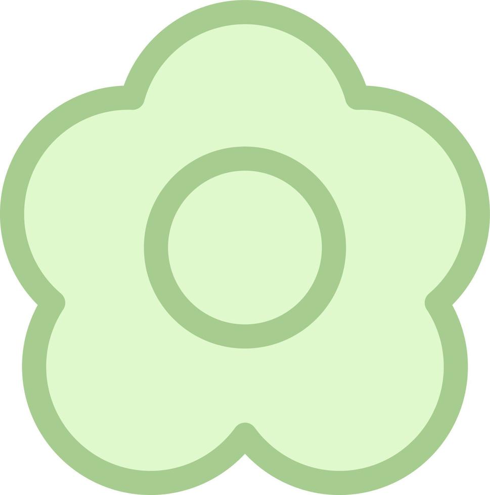 eco groen bloem, illustratie, vector Aan een wit achtergrond.