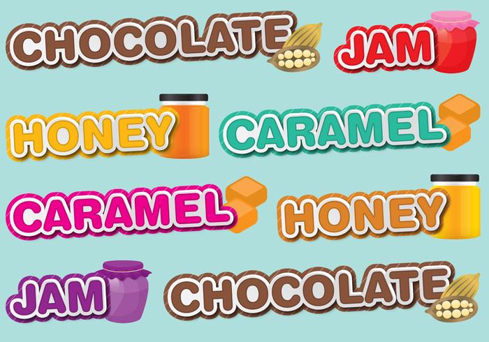 Sweet Titles vector