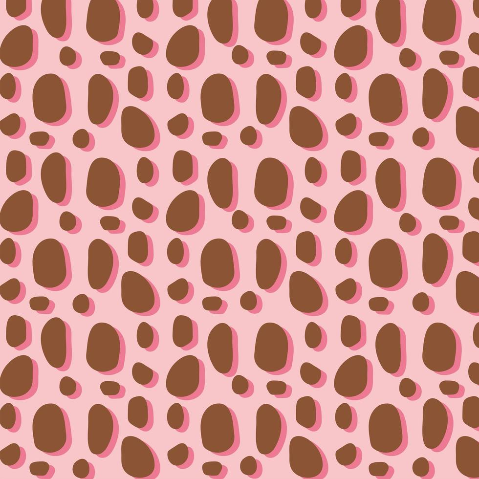 dierenhuid print patroon. bruin gevlekte textuur vector