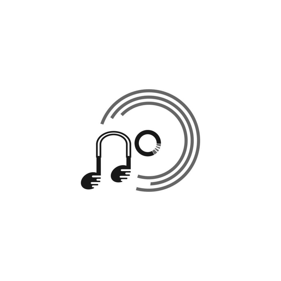 muziek- audio logo vector
