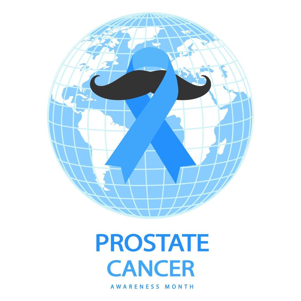 illustratie van prostaat kanker. vector
