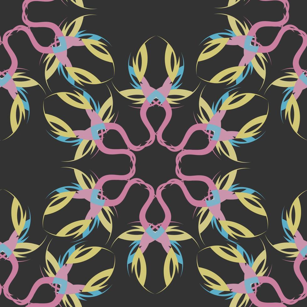 nieuw naadloos abstract patroon met bloemen ornament en hoog kwaliteit illustratie. Tenslotte het is een duur ontwerp vector