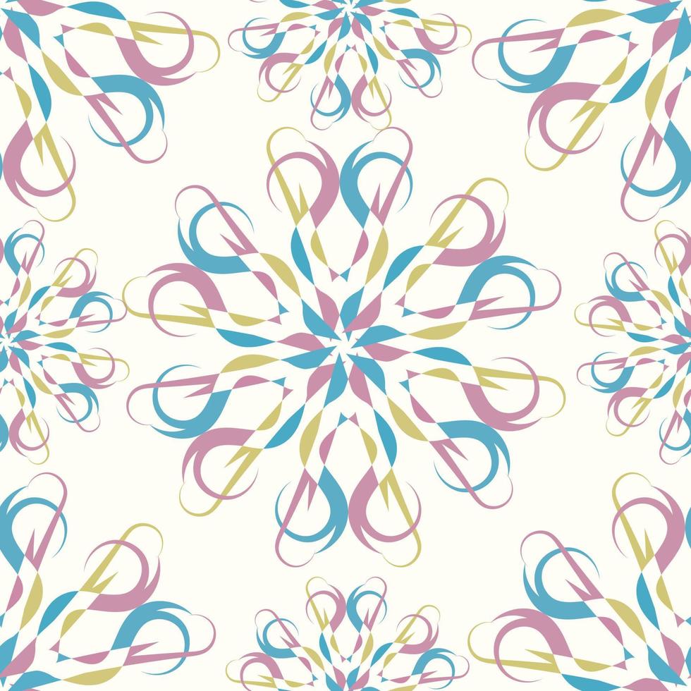 nieuw naadloos abstract patroon met bloemen ornament en hoog kwaliteit illustratie. Tenslotte het is een duur ontwerp vector